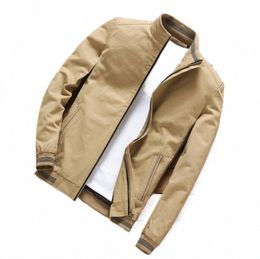 spring Autumn Men's Jackets Casual Male Outwear Windbreaker Stand Collar Jacket Mens Baseball Slim Coats J0CC#