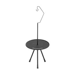 Blackdog outdoor portable side table camping small round table camping lightweight Aluminium alloy leisure tea table lamp holder