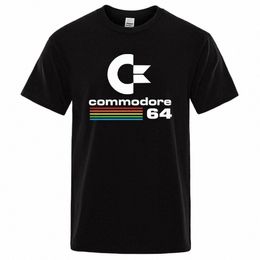 men T-shirts 2023 Summer Commodore 64 Print T Shirt C64 SID Amiga Retro Cool Design Street Short Sleeve Top Tee Cott Clothing h0w1#