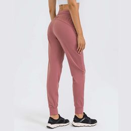 Lu Align Pant Inseam Women's 30 Leggings STEP Workout Sport Jogger Sweatpants Women With Pockets Drawstring Relaxed Fit Tapered Jogging Yoga Pants Lemon Sports 2024