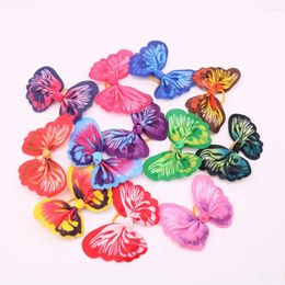 Dog Apparel 50pcs Pet Puppy Cat Hair Bows Beautiful Butterfly Grooming Accessories Topknot Supplies