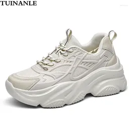 Casual Shoes TUINANLE Women Breathable Platform Sneakers Durable Mesh Running Sport Thick Sloe Solid Sneaker Zapatillas