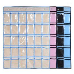 Storage Bags Clear Pockets Jewellery Mobile Phone Hanging Door Makeup Organiser Pouch Bag Classroom Cell Pocket