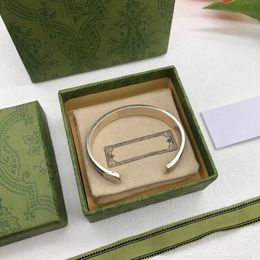Men Designer Bracelet Jewellery Women Designers Bracelets Fashion Steel Bangle For Mens Sliver Chain Letter G Bangles Wedding Gift P291W