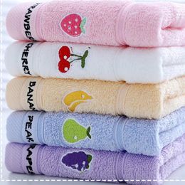 Towel 45x25CM Soft Thick Non-Shed Washcloth Chidren Female Male Household Small Cartoon Wholesale Wash Face