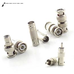 2024 New 2/5/10Pcs BNC Connector Female to Female BNC Male to Male RCA Female BNC female to RCA Male Adapter for System Video CCTV Camera