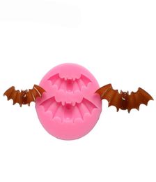 Halloween Decoration Bat Shaped Silicone Cake Mold Kitchen Baking Mould Sugar Craft Fondant Cake Tools XBJK19098479128