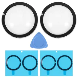 Wall Clocks Lens Guards Camera Body Sticky Protector Cover Kits Cap With Adhesive For Insta 360 ONE X2