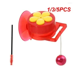 Other Bird Supplies 1/3/5PCS Feeder Handheld Hummingbird With Suction Cup Outdoor Window Drinker Brush Accessories