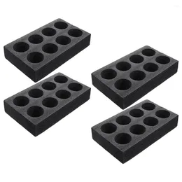 Take Out Containers 4pcs Cup Holder Tray Drink Takeout Fixing Packing Carrier For Coffee Milk Tea Beverage