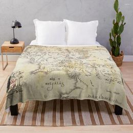 Blankets Maps Earth Throw Blanket Soft Beds Halloween Furrys Christmas Gifts