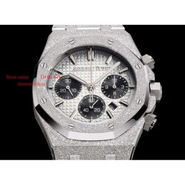 Time SUPERCLONE Alloy Movement 26240 Men's Chronograph Automatic Series Designers Mechanical 41Mm Factory Watch Titanium Steel The Omf 384