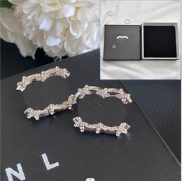 Designers New Silver Plated Earrings Specially Designed For Charming Girls High Quality Small Diamond Jewellery Earrings Romantic Love Gift Box