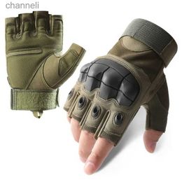 Tactical Gloves Outdoor for Men Half Finger Sports Shooting Hunting Airsoft Motorcycle Cycling New YQ240328