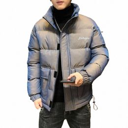 nice Mens Winter Parkas Jackets Mens Casual Loose Big Pockets Warm Jackets Thick Hooded Windproof Jacket Coats Streetwear M-4Xl d6pk#