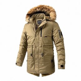 men Winter Hooded Cott-padded Jackets New Male Multiple Pockets Overcoats Warm Parkas Quality Man Casual Outdoor Coats 3XL u57a#