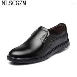 Dress Shoes Brown Loafers Men Elegant Suit For 2024 Black Formal Leather Mens Sapato Masculino Chaussure Homme