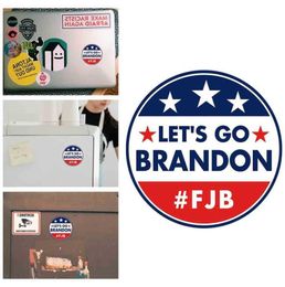 Let039s Go Brandon Sticker FJB Windows Water Cups Stickers Stick Computer Cellphone Stickers Gift Boxes Tags Party Ornamentatio3340117