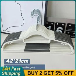 Hangers Rotatable Plastic Thickened Material Household Products No Trace Adult Hanger Rubber Non-slip Home Storage