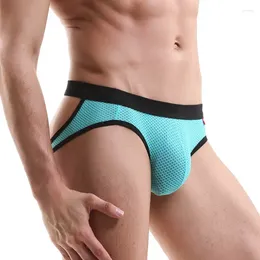 Underpants Sexy Men's Underwear Briefs Open-back Panties Gay Penis Pouch Jockstrap Fetish Hollow Out Males Cueca Low Waist