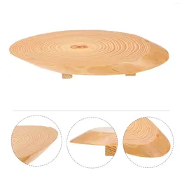 Flatware Sets Wood Trays Sushi Plate Creative Sashimi Wooden Dish Serving Practical Tableware