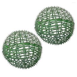 Decorative Flowers Globe Topiary Frame Flower Arrangement Greenery Decor Artificial Plant Ball Support