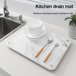 Table Mats Drying Mat Non-Slip Stable Pad With Legs Quick Countertop Protection For Kitchen Counters