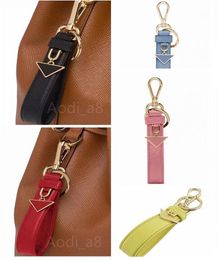 Fashion bag pendant Brand Keychains Leather Lanyards car Key rings Top Designer metal Keychain for Men Women Prad charm Key chain Best Valentine's Day Jewellery Gifts