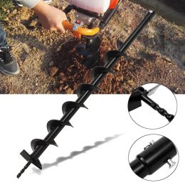 gereedschap 40mm * 800mm Earth Auger Drill Bit Double or Single Blade Fence Borer For Petrol Post Hole Digger Masonry Drilling Power Tools