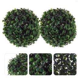 Decorative Flowers Grass Ball Decoration Artificial Simulated Plant Hanging Globe Simulation Garland Ceiling Potted