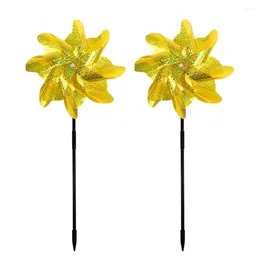 Garden Decorations 2/10pcs Bird Repellent Windmill Creative 8 Leaves Repeller Spinner