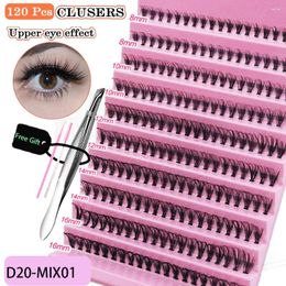 False Eyelashes 1 Box/120 Bundle 20/30D Extension Natural 3D Russian Indiviual Eyelash Cluster Makeup Tools Mink Lashes Wholesale