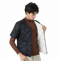 winter new men's home cott-padded jacket high quality short sleeve plus fleece m home cott-padded jacket for men size 5XL h8zm#