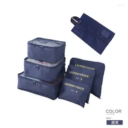 Storage Bags Clothing 7-Piece Set Travel Bag Underwear Sorting Washing 7-8 Piece Shoe