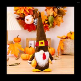 Party Decoration Thanksgiving Harvest Festival Turkey Faceless Rudolph Gnome Dolls Pumpkin