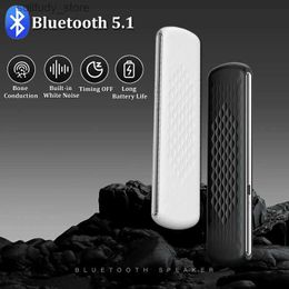 Portable Speakers Pocket Bluetooth speaker bone conductive wireless stereo speaker with built-in white noise to improve sleep Q240328