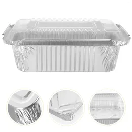 Take Out Containers 20 Pcs Packing Box Foil Cooking Pans With Lids Food Baking Boxes Cake Aluminum Pie Trays Small