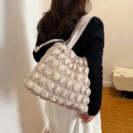 Shoulder Bags Women Canvas Tote Bag Nylon Handbags For Woman 2024 Korean Large Student Cotton Cloth Shopper Fabric Girls Bolsas