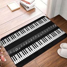 Carpets Piano Organ Keyboard Non-Slip Carpet Doormat Living Room Bathroom Mat Entrance Door Decor Rug