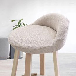 Chair Covers Bar Cover Dustproof Anti-Skid Elastic Jacquard Wear-Resistant Bedroom Dining Household Seat High Stool