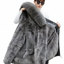 big Fur Winter Coat Female Jacket New 2020 Hooded Parka Winter Jacket Men Wadded Ladies Warm Fur Lining Men's Down Jacket J8tp#