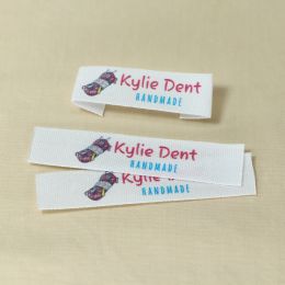 accessories Sewing labels / Custom brand labels, Clothing labels, Sewing, Fabric 100% cotton, custom text (FR295)