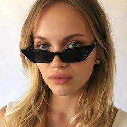 Sunglasses European American Style Women Candy Color Cat Eye Shape Sun Glasses Vintage Retro Female
