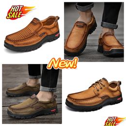 Casual Explosive shoes Men's large size men's casual GAI men's portable new leather shoes trainer Stylish Waterproof Elegant 2024 easy matching Eur38-51