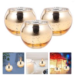 Candle Holders Ball Glass Holder Craft Jar Votive Candles Small Storage Container Tealight Soy Wax Cup