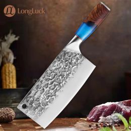 Kitchen Cleaver Knife Handmade Forged High Carbon Steel Chinese Kitchen Knife Chef Utility Vegetable Butcher Chopping Knivse