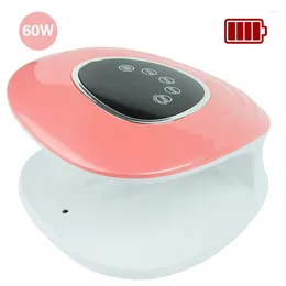 Nail Dryers Dryer LED Lamp UV For Curing All Gel Polish Rechargeable Portable Light Manicure Pedicure Salon Tool