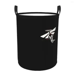 Laundry Bags The Last Of Us Firefly Basket Collapsible Video Game Clothes Hamper For Nursery Kids Toys Storage Bag