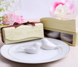 mini Wedding Favor Love Bird Salt and Pepper Shaker Set Party Gift with Package Box for Wedding Gift or Party Favors LX87453231623