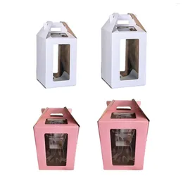 Storage Bottles Tall Cake Box Take Out Transport Container Harden Food